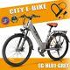 2024 New 26'' Axiniu Electric Bicycle 750w Ebike City Beach E-bike 36v+u-lock