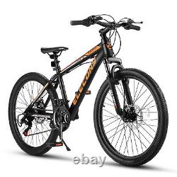 24 MTB Road Bike Bicycle Adults Aluminium Frame Bike 21-Speed with Disc Brake