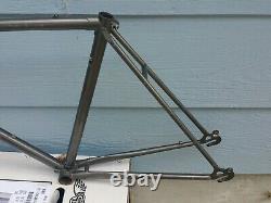 49cm Zebra Tempest Road Bike Frame Lugged Chromoly Steel Small made in Japan