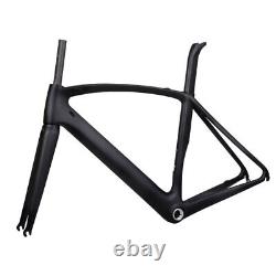 52cm Full Carbon Bicycle Frame Fork AERO Road Bicycle Di2 UD Matt 700C Rim brake