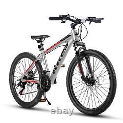 6 inch MTB Road Bike Bicycle for Adults Aluminium Frame Bike 21-Speed Disc Brake