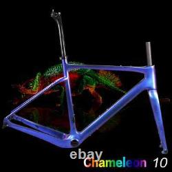 70040C Carbon Gravel Bicycle Frameset Thru Axle Road Bike Frame Inner Routing