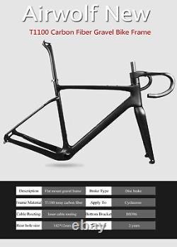 70040C Carbon Road Bike Frameset 14212mm Thru Axle Disc Brake Bicycle Frame