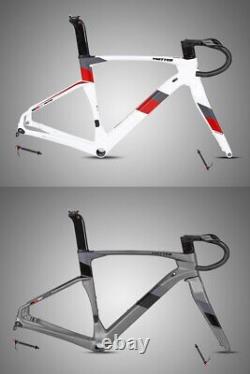700C Carbon Road Bike Frame Disc Brake 12142mm Thru Axle Bicycle Framesets