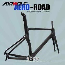 700C Carbon Road Bike Frame V/Rim Full Inner Cable Routing Bicycle Frameset