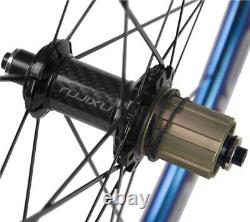 700c Frame Height 50mm Road Bike Carbon Wheels City Racing Bicycle Wheelset