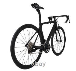 AERO Carbon Road Bike 12 Speed Frame Wheel Complete Bicycle V brake 52cm
