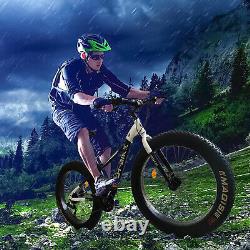 A+? Fat Tire Bike For Mountain/snowithroad, 26In Wheels, 21Speed, Steel Frame