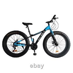 A+ Fat Tire Bike For Mountain/snowithroad, 26-Inch Wheels, 21-Speed, Steel Frame