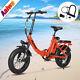 Aaiwa 750w 36v City Ebike Folding Electric Bike Fits 16 Fat Tire Beach Adult