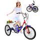 Adult Folding Tricycle 3wheel 7 Speed Bicycle Portable Foldable Trike 20 Wheels