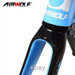 Airwolf Carbon Road Bike Frame BSA Cycling Bicycle Frameset 48/51/54/56cm 3K
