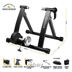 Alpcour Portable Stainless Steel Indoor Magnetic Bike Trainer Stand