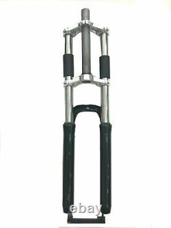 Brushed Alum Gas Frame 2.75L and 26 Bike Suspension Fork-Gas Motorized Bicycle