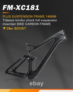 Carbon Fiber Full Suspension Mountain Bike Frameset 27.5/29er Boost 142/148mm