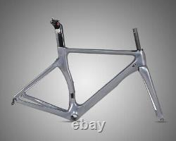 Carbon Fiber Road Bike Frame 700c25c Thru Axle 14212mm Internal Routing