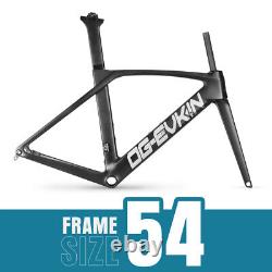 Carbon Fiber Road Bike Frame Internal Cable Routing Bicycle Disc Size 54cm