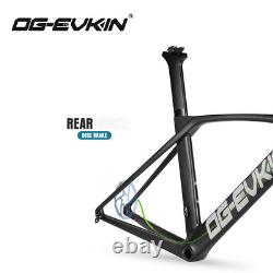 Carbon Fiber Road Bike Frame Internal Cable Routing Bicycle Disc Size 54cm