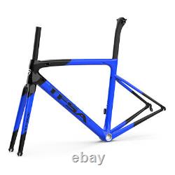 Carbon Fiber Road Bike Frame V Brake City Bicycle Frameset for Di2/ Mechanical