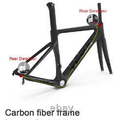 Carbon Frame Racing Road Bike Frame Di2 and Mechanical BSA Bicycle Frameset 700C