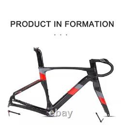 Disc Brake Bicycle Farmeset 700C Internal Routing Carbon Fiber Road Bike Frame