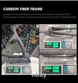 Disc Brake Road Bike Frame Carbon Fiber Bicycle Frameset 10012mm Thru Axle