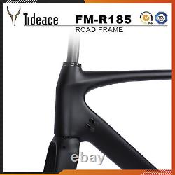 FM-R185 Road Racing Disc Brake Bike Frames BB386 56cm Black Matte Finish OEM