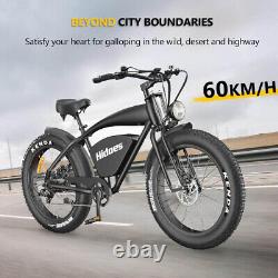 Fat Tire Ebike 1200W Mountain E-bike Electric Bicycles City Off Road Ebike 26 in