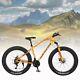 Fat Tire Mountain Bike Mtb Bicycle 26 In Wheels 17 Inch High Carbon Steel Frame
