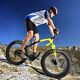 Fat Tire Mountain Bike Men Bicycle 26 In High Carbon Steel Frame Outdoor Road