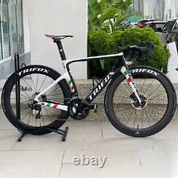 Full Carbon Disc Brakes Road Bike Frame Thru Axle BSA BB68 Bicycle Frameset