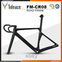 Full Hidden Inner Cable Carbon Fiber Road Bicycle Frame OEM BB86 49-59cm Frame