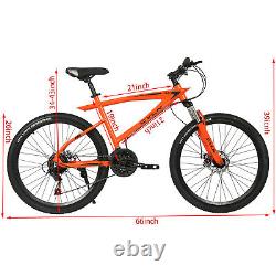 Full Suspension Mountain Bike 26 in Wheels MTB Road Bicycle Aluminum Alloy Frame
