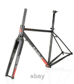 GRAVEL Off-Road Racing Bike CR-MO Frame With Carbon Fork Thru 12X100 10X141 Road