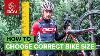 How To Choose The Correct Bike Size