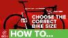 How To Choose The Correct Size Of Road Bike Frame