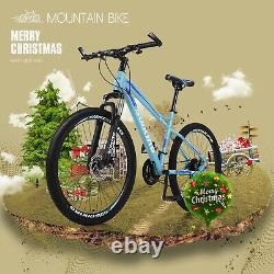 Mountain Road Bike 21 Speed Racing Bicycle Dual Disc Brake Suspension Frame NEW