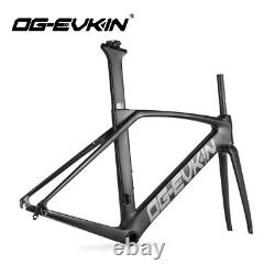 OG-EVKIN CF-026-V AERO Carbon Road Bike Frame Internal Cable Routing Bicycle Rim