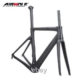 Racing Road Bike Frame Full Carbon Bicycle Frame Fork+seatpost+clamp+headsets