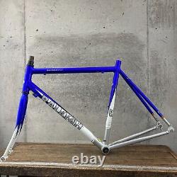 Raleigh Sport Road Bike Frame Set 56 cm 700c Blue 130 Alloy Medium Race A2