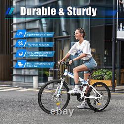 Road Bike Folding 26 inch 21 Speed Bicycle Adult Bikes Daul Disc Brakes New