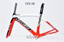 T1000 Carbon Road Bike Frame V/Rim Brake Bicycle Frame Handlebar