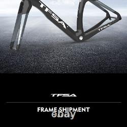 TFSA Road Bike Carbon Frame Climbing Racing Bicycle Frameset Disc 70028C BSA