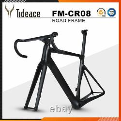 Thru Axle Flat Mount 140mm Disc Brake Road Aero Bicycle Frame EPS 70028C BB86