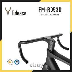 Tideace 2022 New Mold 70032C Carbon Fiber Road Cycling Disc Brake Bike Frames