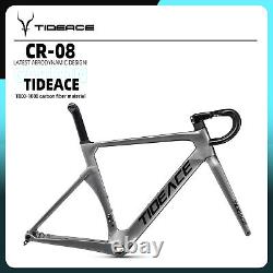 Tideace T1000 Full Carbon Fiber Road Bike Frame 140mm Disc Brake Bicycle Frames