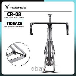 Tideace T1000 Full Carbon Fiber Road Bike Frame 140mm Disc Brake Bicycle Frames