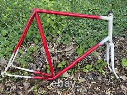 Vintage 64 cm Sekai Bicycle Frame+Fork 57 cm Top Tube 126 mm 70s 80s Road Tall