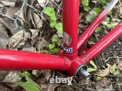 Vintage 64 cm Sekai Bicycle Frame+Fork 57 cm Top Tube 126 mm 70s 80s Road Tall