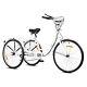 Viribus 24/26 7-speed Adult Trike Tricycle 3-wheel Bike Withbasket For Shopping